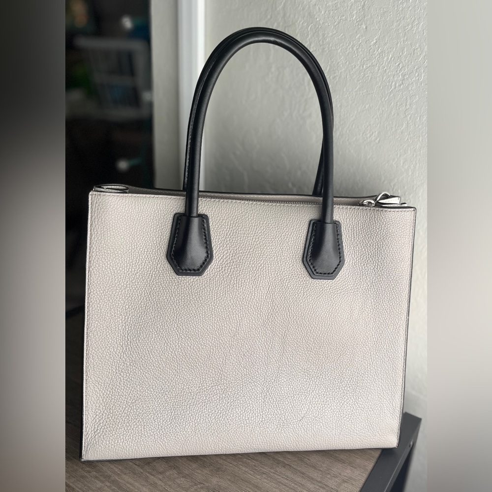 Michael Kors Satchel Bag (Black, Taupe, White) - Picture 3 of 17